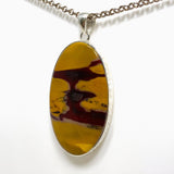 Mookaite Oval Pendant in a Hammered Setting KPGJ4409 - Nature's Magick