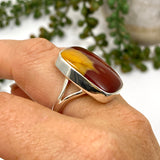 Mookaite Rectangular Cabochon Ring Size 10 KRGJ3384