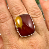 Mookaite Rectangular Cabochon Ring Size 10 KRGJ3384