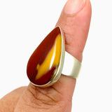 Mookaite Teardrop Cabochon Ring Size 7 KRGJ3390