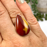 Mookaite Teardrop Cabochon Ring Size 7 KRGJ3390