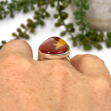 Mookaite Teardrop Cabochon Ring Size 7 KRGJ3390