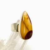 Mookaite Teardrop Cabochon Ring Size 8 KRGJ3389