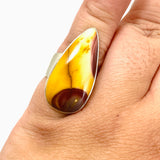 Mookaite Teardrop Cabochon Ring Size 8 KRGJ3389