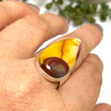 Mookaite Teardrop Cabochon Ring Size 8 KRGJ3389