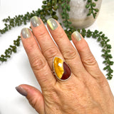 Mookaite Teardrop Cabochon Ring Size 9 KRGJ3391