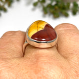 Mookaite Teardrop Cabochon Ring Size 9 KRGJ3391