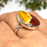 Mookaite Teardrop Cabochon Ring Size 9 KRGJ3391