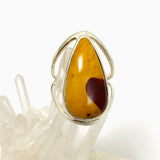 Mookaite Teardrop Cabochon Split Band Ring Size 10 KRGJ3388