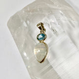 Moonstone and Blue Topaz Multi-stone Pendant PPGJ1190