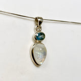 Moonstone and Blue Topaz Multi-stone Pendant PPGJ1190