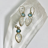 Moonstone and Blue Topaz Multi-stone Pendant PPGJ1190