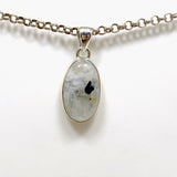 Moonstone and Tourmaline Oval Pendant KPGJ4236 - Nature's Magick