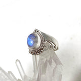 Moonstone Boho Style Oval Ring R3465 - Nature's Magick