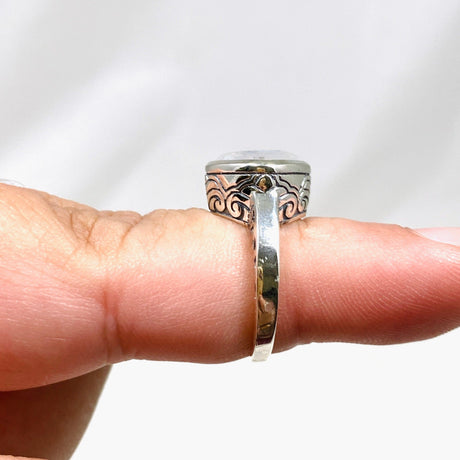 Moonstone Boho Style Square Ring R3911 - Nature's Magick