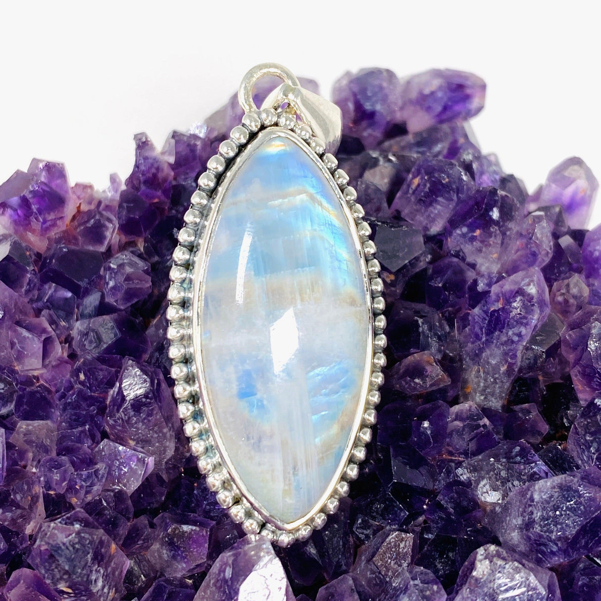 Moonstone Marquise Pendant KPGJ4033 - Nature's Magick