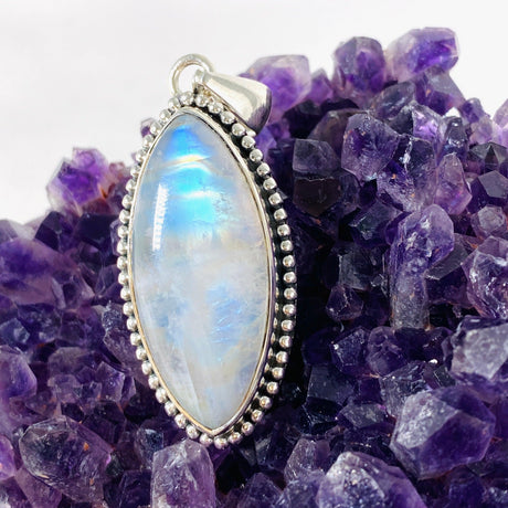 Moonstone Marquise Pendant KPGJ4033 - Nature's Magick