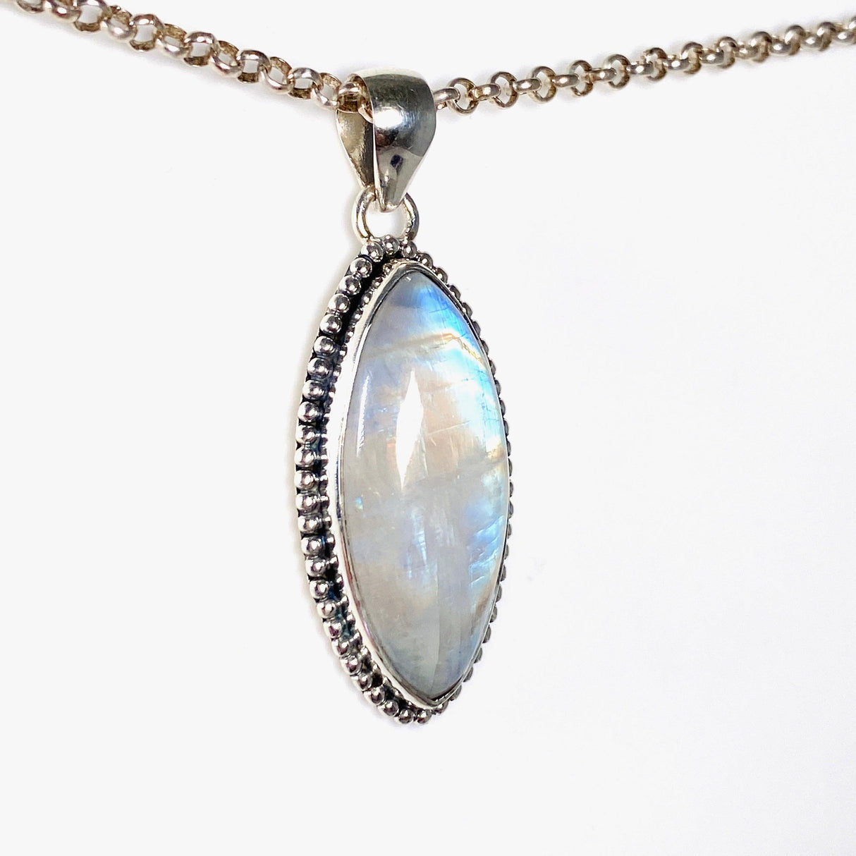 Moonstone Marquise Pendant KPGJ4033 - Nature's Magick