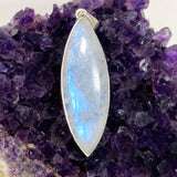 Moonstone Marquise Pendant KPGJ4255 - Nature's Magick