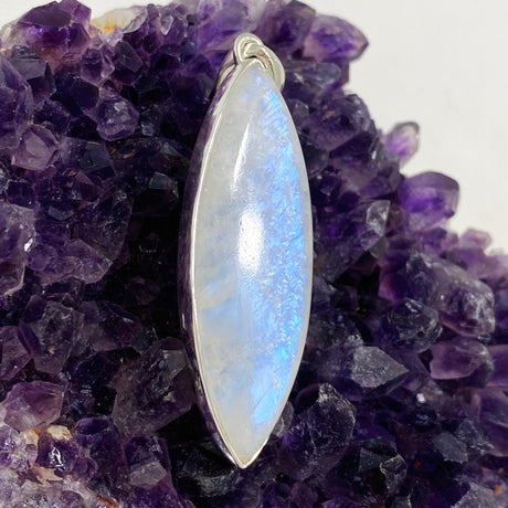 Moonstone Marquise Pendant KPGJ4255 - Nature's Magick