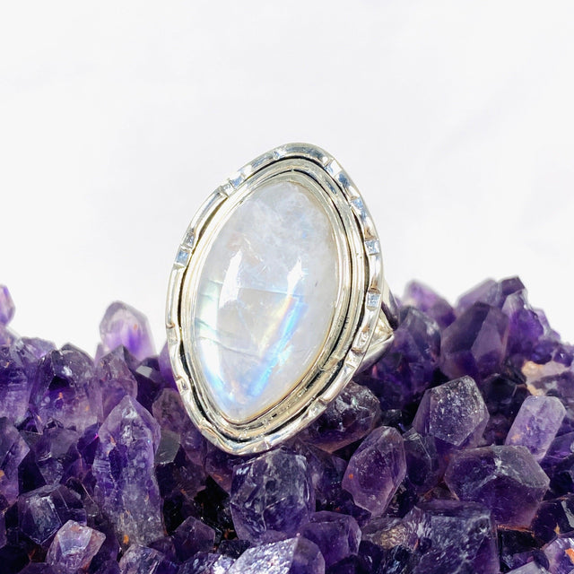 Moonstone Marquise Ring s.8 KRGJ3033 - Nature's Magick