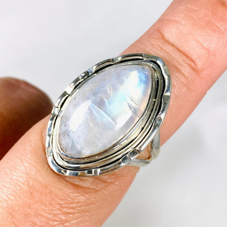 Moonstone Marquise Ring s.8 KRGJ3033 - Nature's Magick