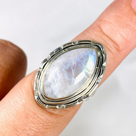 Moonstone Marquise Ring s.8 KRGJ3033 - Nature's Magick