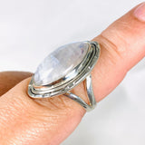 Moonstone Marquise Ring s.8 KRGJ3033 - Nature's Magick