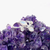 Moonstone Multi Stone Ring R3981 - Nature's Magick