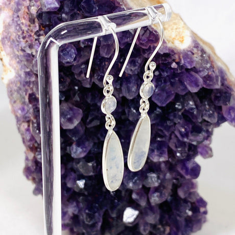 Moonstone Multi Stone Teardrop Earrings KEGJ1403 - Nature's Magick