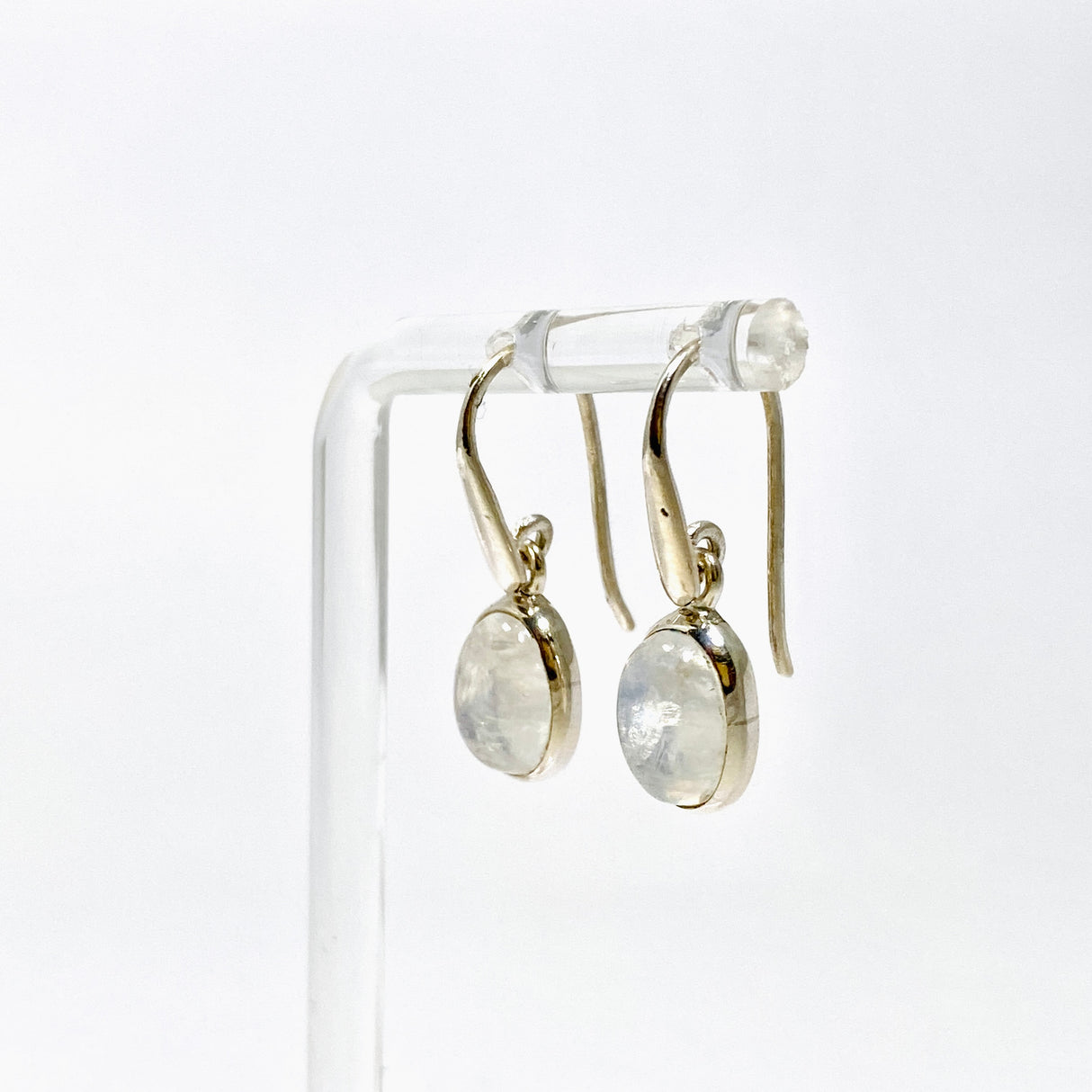 Moonstone Oval Cabochon Earrings PEGJ391