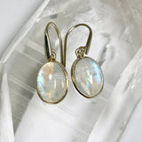 Moonstone Oval Cabochon Earrings PEGJ392
