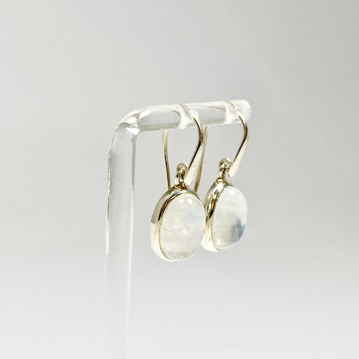 Moonstone Oval Cabochon Earrings PEGJ392