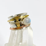 Moonstone Oval Cabochon Spinner Ring R4820