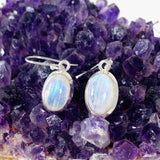 Moonstone Oval Earrings KEGJ1398 - Nature's Magick