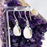 Moonstone Oval Earrings KEGJ1398 - Nature's Magick