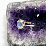 Moonstone Oval Faceted Ring PRGJ632