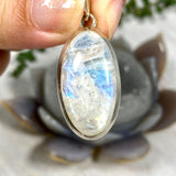 Moonstone oval pendant KPGJ2898 - Nature's Magick