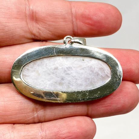 Moonstone Oval Pendant with Hammered Setting KPGJ4242 - Nature's Magick