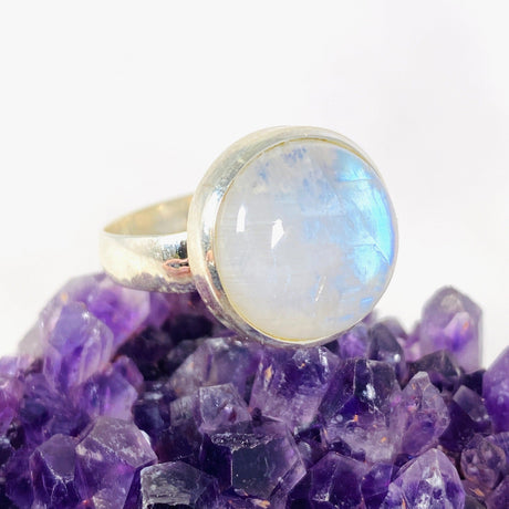 Moonstone Oval Ring s.11 KRGJ3014 - Nature's Magick