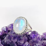 Moonstone Oval Ring s.6 KRGJ3030 - Nature's Magick