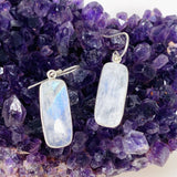 Moonstone Rectangular Earrings KEGJ1390 - Nature's Magick