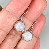 Moonstone Round Earrings KEGJ1400 - Nature's Magick