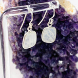 Moonstone Square Earrings KEGJ1391 - Nature's Magick