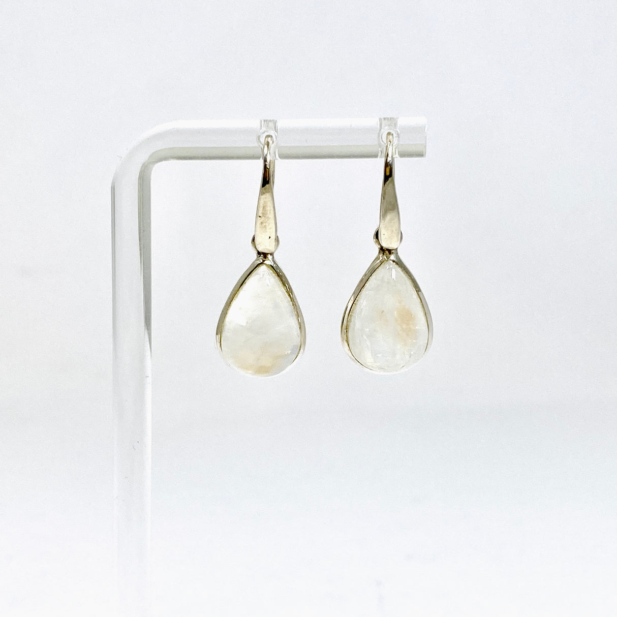Moonstone Teardrop Cabochon Earrings PEGJ393