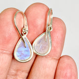 Moonstone Teardrop Cabochon Earrings PEGJ393