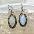 Moonstone teardrop earrings KEGJ700 - Nature's Magick