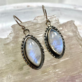 Moonstone teardrop earrings KEGJ700 - Nature's Magick