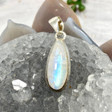 Moonstone teardrop pendant KPGJ2792 - Nature's Magick