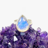 Moonstone Teardrop Ring s.11 KRGJ3017 - Nature's Magick